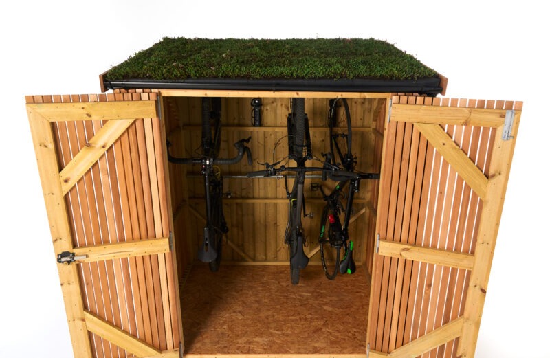 The durable timbers used to make our bike sheds provides customers with a safe and secure investment.