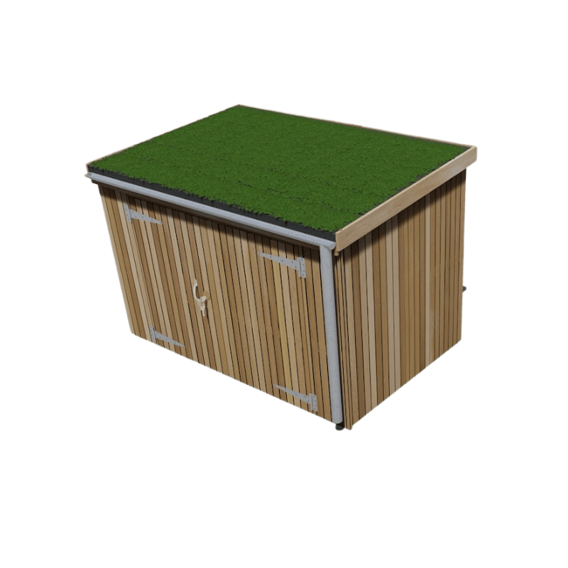 Classic Bike Shed with a reverse pitch roof option