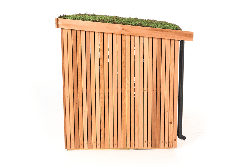 Classic Bike Shed shown alongside the Corten Steel Bike Shed range (1 of 4)