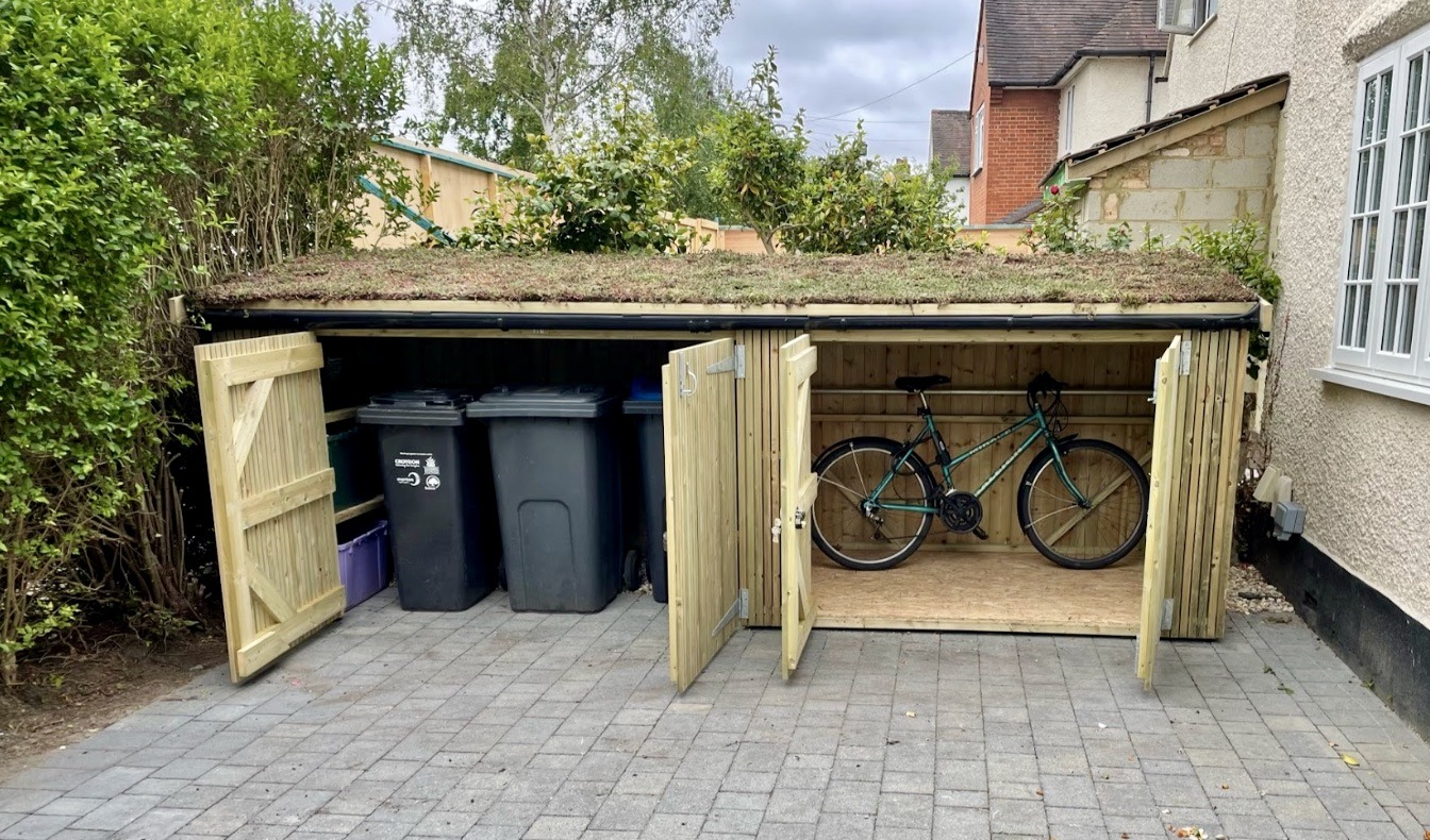 Bike shed featured on the Brighton Bike Sheds blog