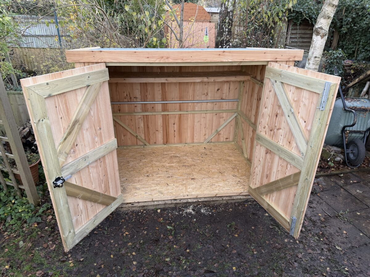 Customer's bike shed featured on the Brighton Bike Sheds blog