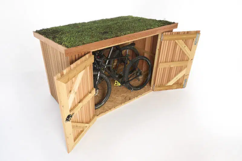 Bike shed material shown in a guide to the best bike shed material